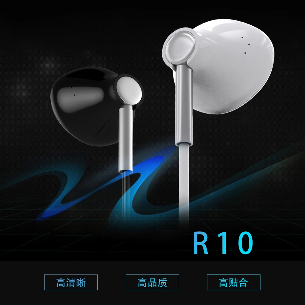ARMORKING R10 earphones with microphone for android HiFi Ear hook Headset xiaomi xiomi Universal huawei fone de ouvido | Электроника