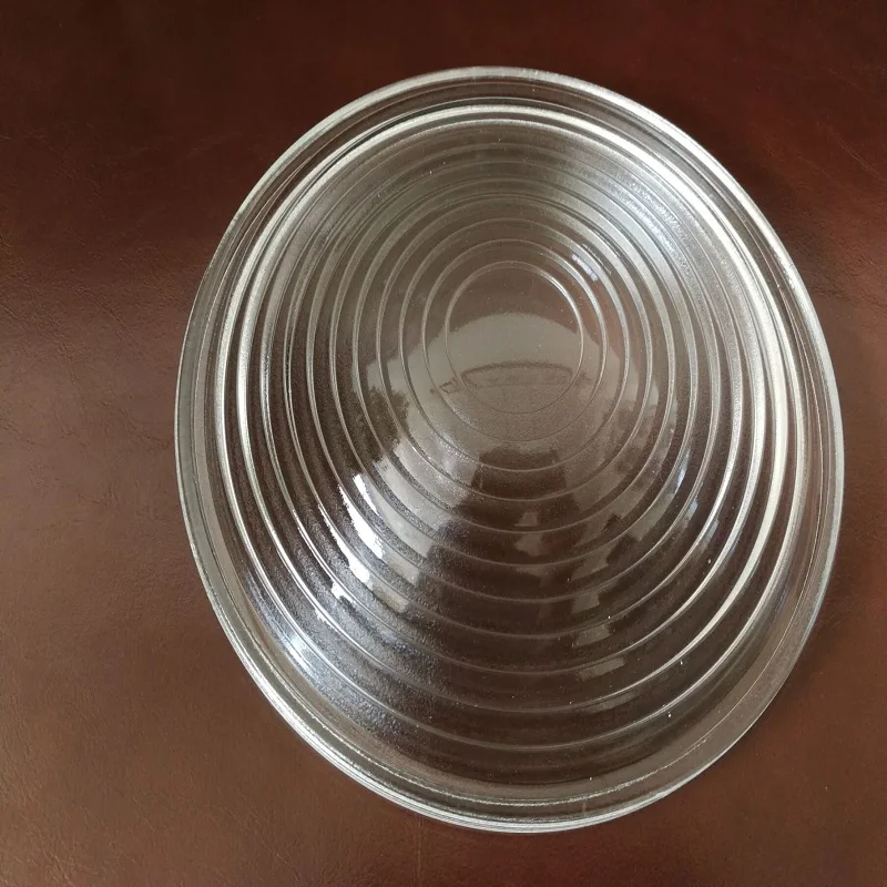 Diameter130mm EFL70mm Round Glass Spotlight Fresnel Lens for Stage Lamp