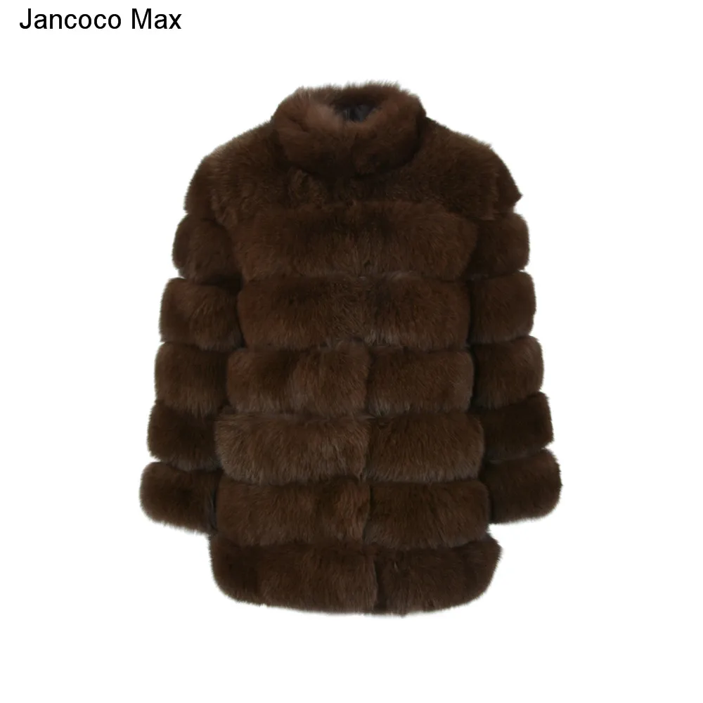 

2020 New Arrival Fashion Style Real Fox Fur Coat Women's Coat Top Quality Winter Thick Warm Natural Fur Outerwear S7267