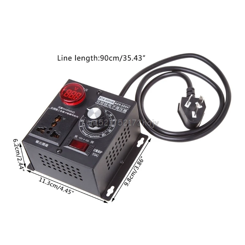4000 Вт AC 220 В SCR Электронный регулятор напряжения тиристорный электронный контроллер D22 Прямая поставка