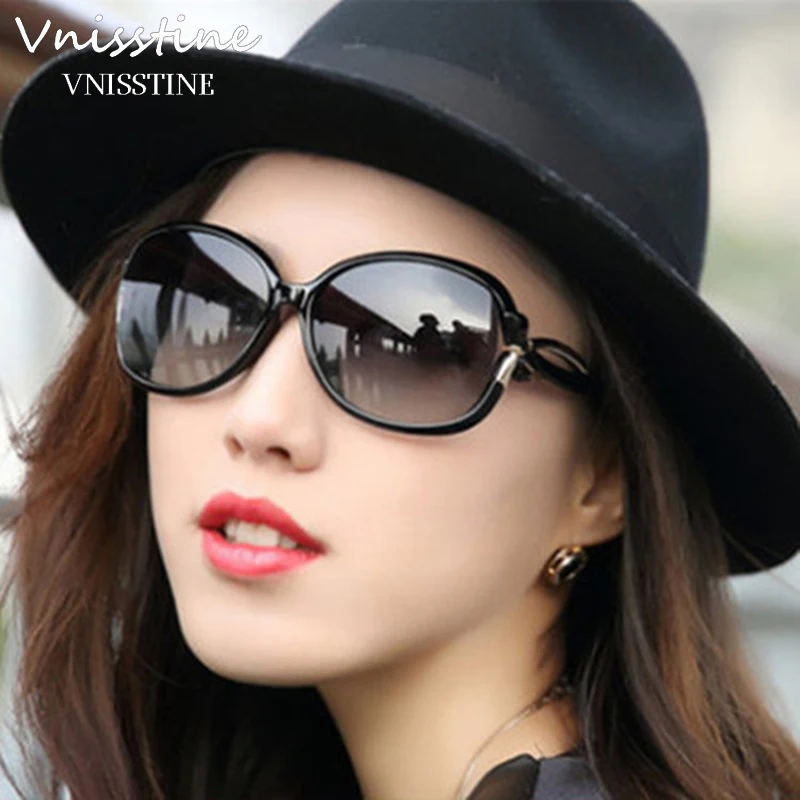 Vnisstine Fashion Sunglasses Women Flat Top Style Brand Design Vintage Sun glasses Female Rivet