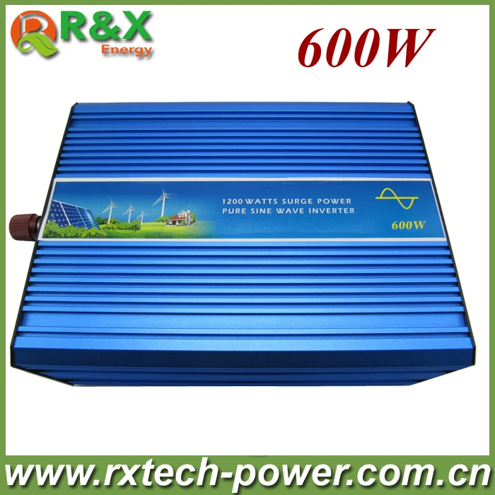 

600w off grid inverter pure sine wave power inverter, DC12/24V DC to AC100/110/220V. Used for solar&wind power system