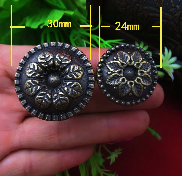 24*15mm 20pcs small jewelry box knobs wooden box drawer handles pulls