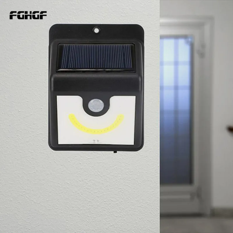

Free shipping solar PIR motion sensor wall lamp outdoor waterproof garden lamp rechargeable battery IP64 waterproof car