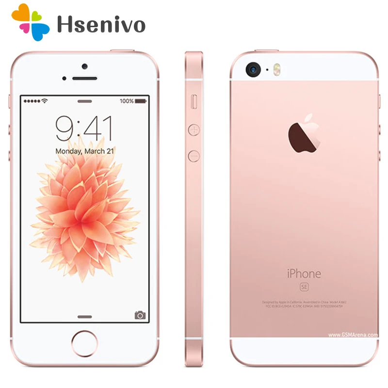 Оригинальный разблокированный Apple iPhone SE Dual Core сотовые телефоны 12MP iOS по отпечатку