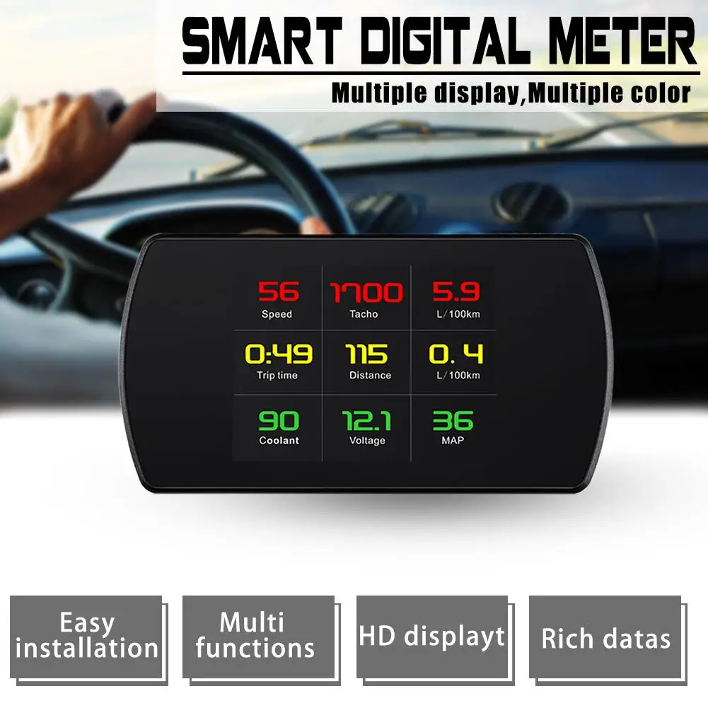 P12 4.2 LCD OBD HUD Head Up Display Digital Car Speed Projector On-Board Computer OBD2 Speedometer Windshield Projetor цена P12 4.2 LCD OBD HUD Head Up Display Digital Car Speed Projector On-Board Computer OBD2 Speedometer Windshield Projetor цены онлайн