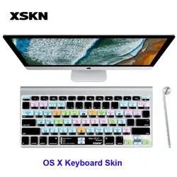 XSKN удобное покрытие для Mac OSX Primary Finder Safari iWorks MS офисные ярлыки клавиатуры кожи для Apple Беспроводная клавиатура/Магия