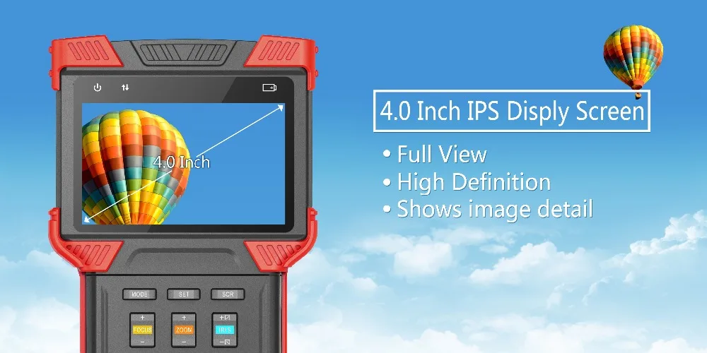 Многофункциональный T73 4 дюйма Поддержка аналоговый, HD-TVI, AHD, HD-CVI, IPC IP Камера CCTV тестер