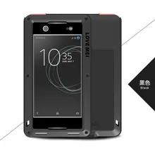 Для Sony Xperia xa1 Дело Любовь Мэй Шок Грязь Доказательство водостойкий металлический Панцири чехол Xperia xa1 Dual SIM g3112 g3116 чехол для телефона