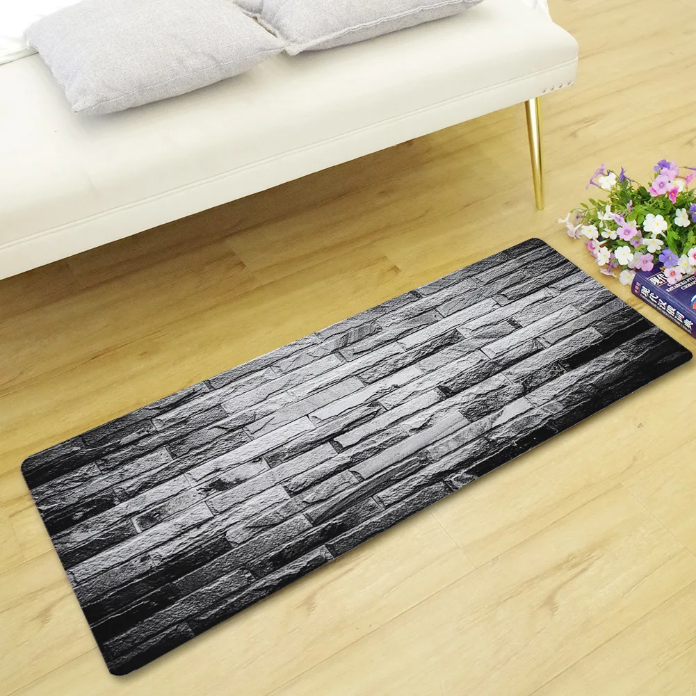 3D деревянные зерна печатных уличный дверной коврик Добро пожаловать ковер современные коврики для кухни коврик из микроволокна моющиеся ковры для кухни ковер в зал
