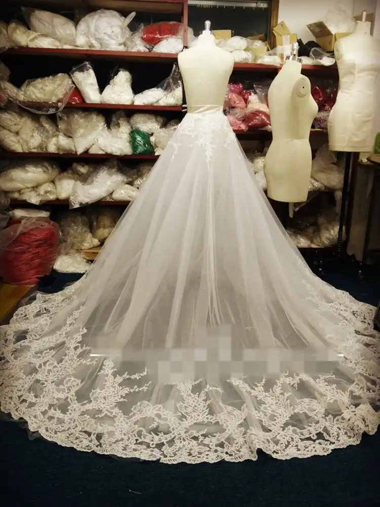 The Bride Wedding Dress Luxurious Lace Fishtail Wedding Dress