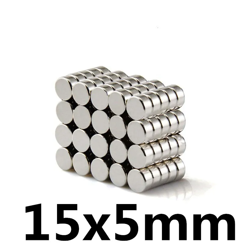

8Pcs 15x5 Neodymium Magnet 15mm x 5mm N35 NdFeB Permanent Small Round Super Powerful Strong Magnetic Magnets Disc 15*5mm