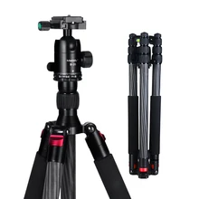 Manbily CZ-820 штатив из углеродного волокна SLR тренога PTZ набор портативный рефлекс цифровая камера подставка для Canon Nikon