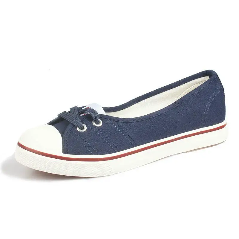 

Women Summer Low Top Canvas Shoes Breathable Casual Leisure Sneakers Flat Shoes for Ladies