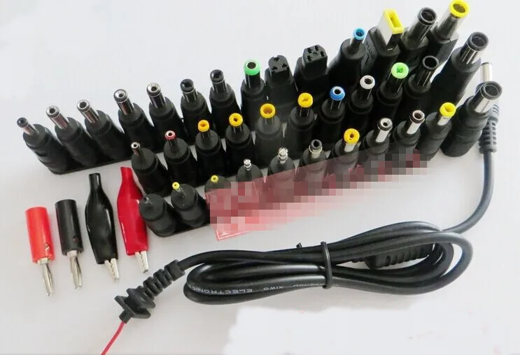 SZBFT New 40 in 1 Universal Laptop AC DC Jack Power Supply Adapter Connector Plug for HP IBM Dell Apple Lenovo Notebook Cable SZBFT New 40 in 1 Universal Laptop AC DC Jack Power Supply Adapter Connector Plug for HP IBM Dell Apple Lenovo Notebook Cable