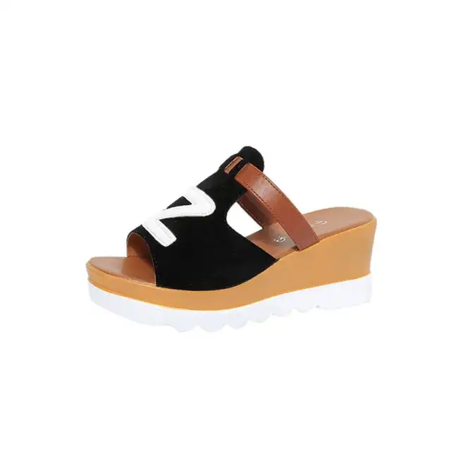 peep toe flatform