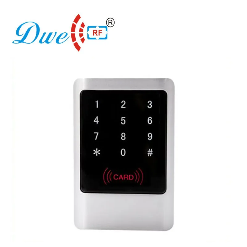 

DWE CC RF 125khz metal case access control reader touch screen waterproof IP65