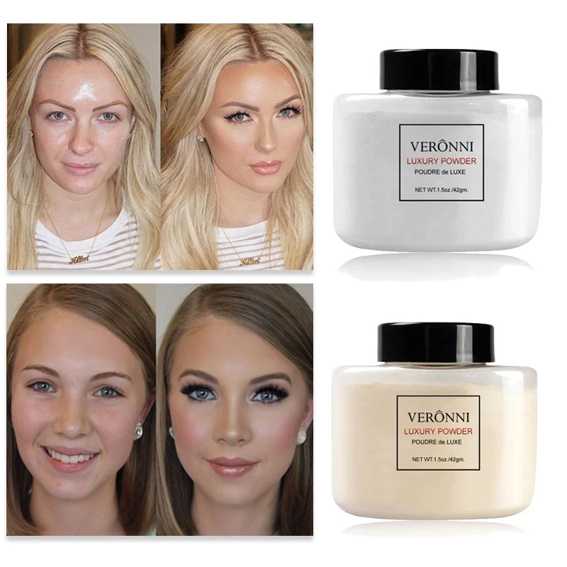 

4 Color Face Foundation Powder Concealer Oil Control Full Cover Banana Translucent Contour Professional Makeup Base Matte