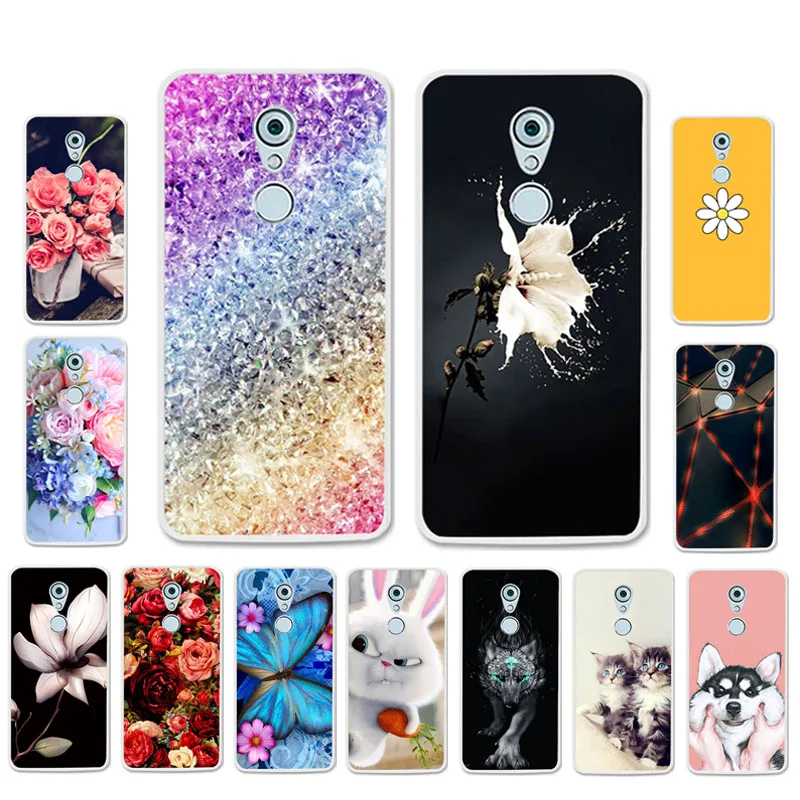 

Ojeleye DIY Patterned Silicon Case For ZTE Axon 7 Mini Case Soft TPU Cartoon Cover For ZTE Axon 7 Mini Covers Anti-knock Shell