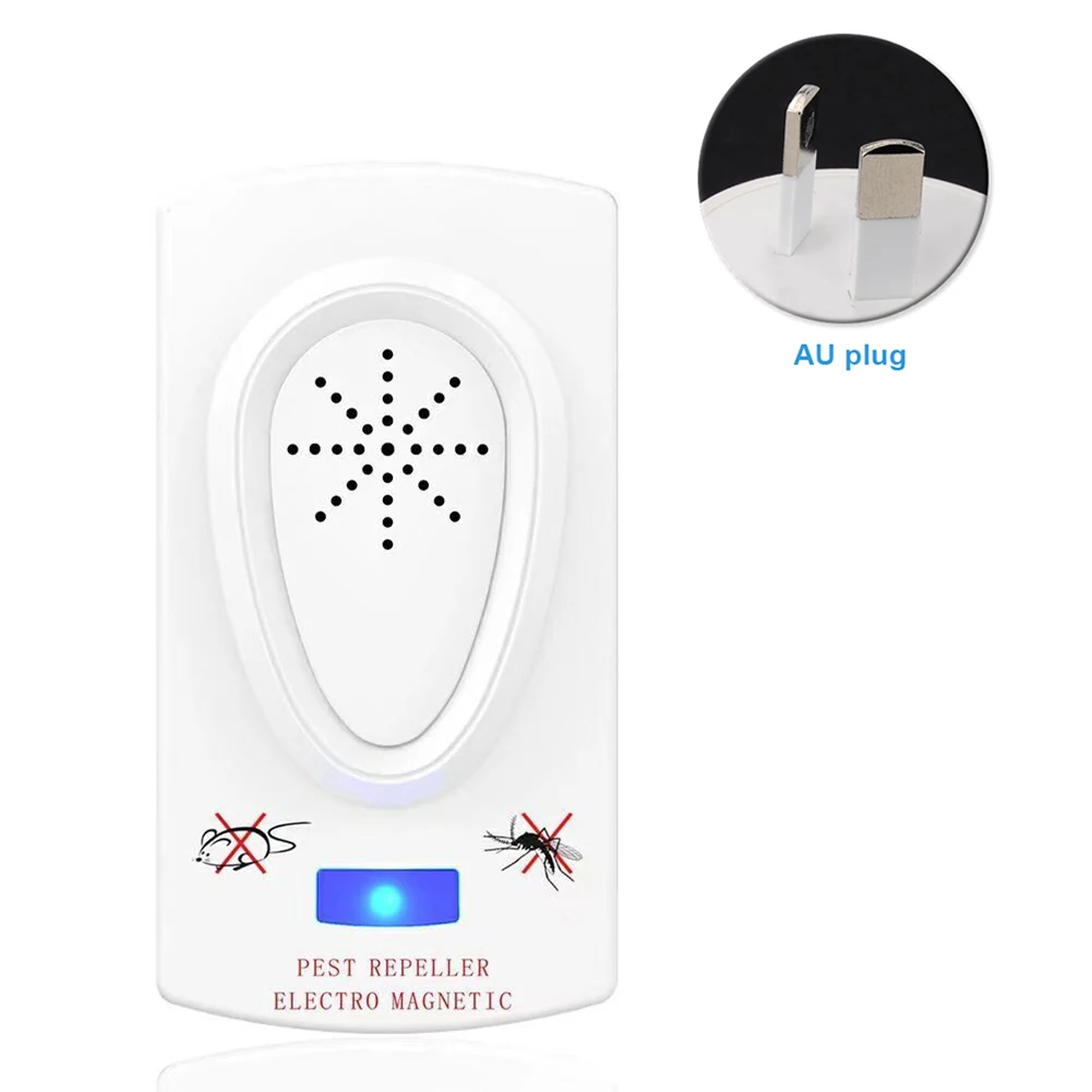 

Enhanced Version Electronic Ultrasonic Anti Mosquito Insect Repeller Rat Mouse Cockroach Pest Reject Repellent EU/US/AU Plug