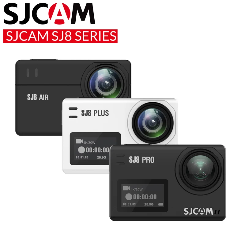 

NEW SJCAM SJ8 Air & SJ8 Pro 1290P 4K 60fps Anti-Shake Dual Touch Screen Action Camera WIFI Remote Control Waterproof Sports DV