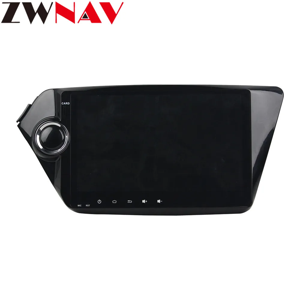 Sale Android 9 4+64G DSP Car No 2 din Player GPS Navigation For Kia k2 RIO 2010 - 2015 Head Unit Multimedia Player Tape Recorder 8