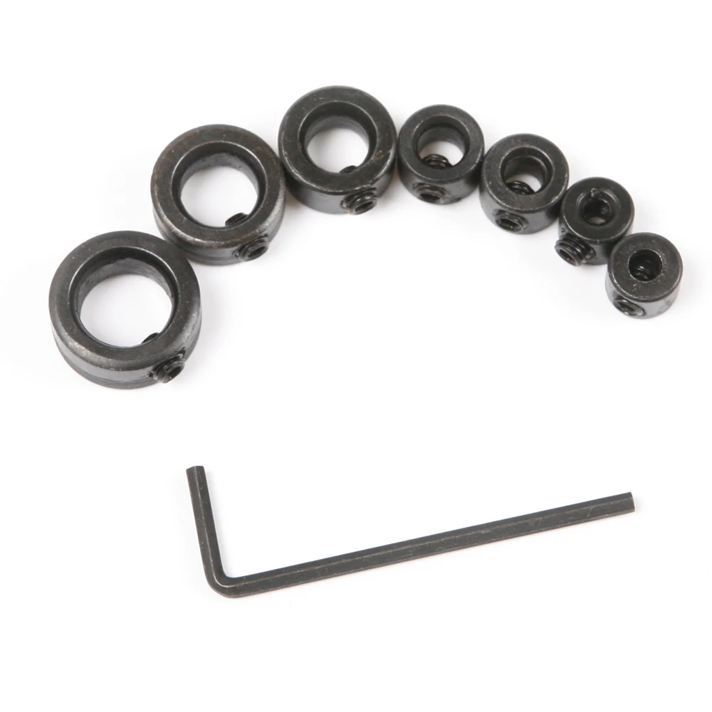 New 7Pcs Mini Drill Chucks diameter 3 12mm Carbon steel Round Drill