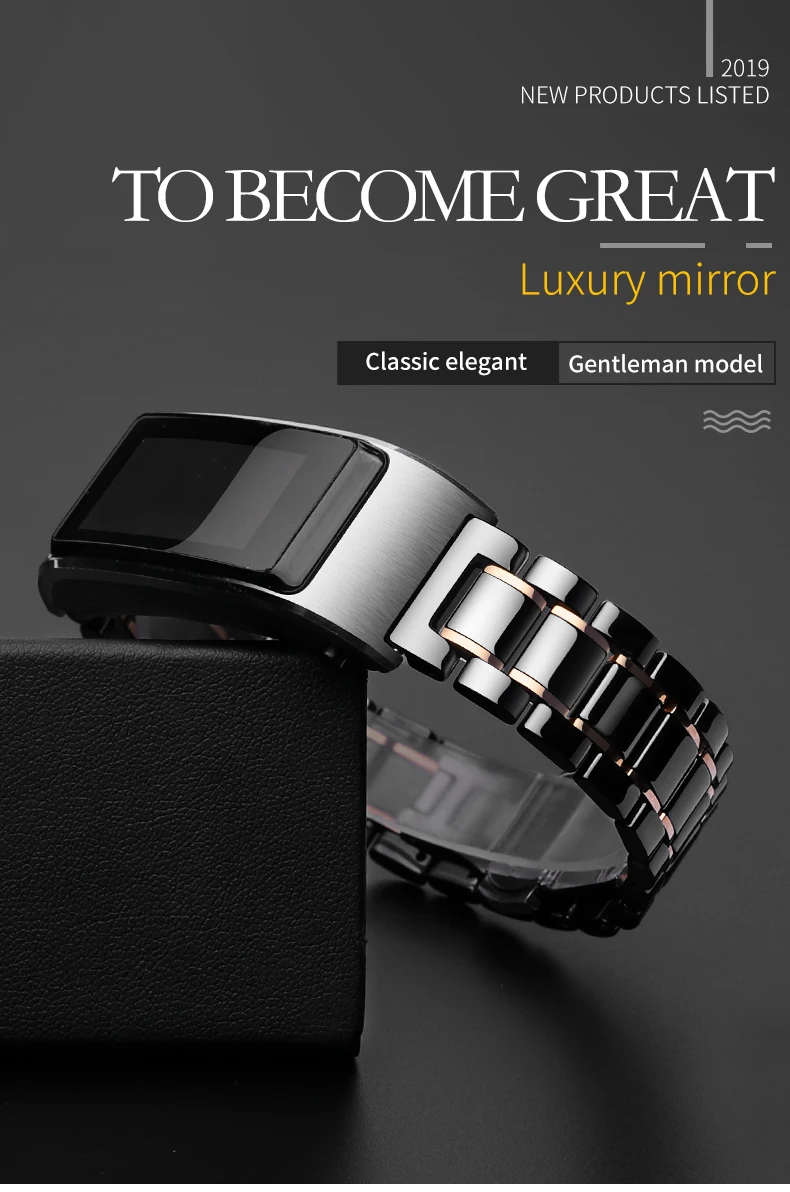 Pulseira de Cerâmica para Huawei Pulseiras para Huawei Talkband Honor Assista 18mm Substituição b6 b3 Acessórios b5 s1 2 Eletrônicos