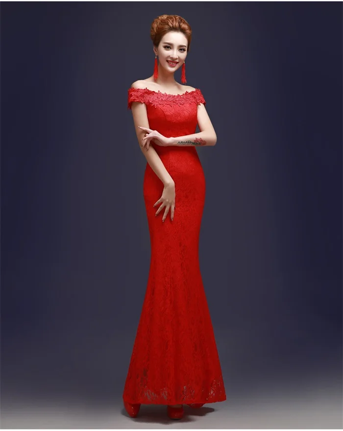 New Design Red Wedding Dress With Short Sleeve 2017 Boat Neck New Design Red Wedding Dress With Short Sleeve 2017 Boat Neck Vintage Lace Bridal Gowns Mermaid Vestidos De Noiva Zb50 In Dresses From Weddings
