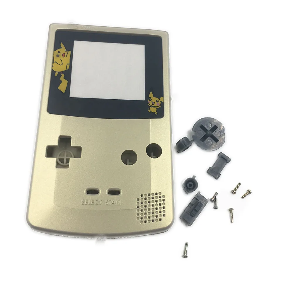 Золото Серебро для nintendo GameBoy цвет замена корпуса оболочки для GBC