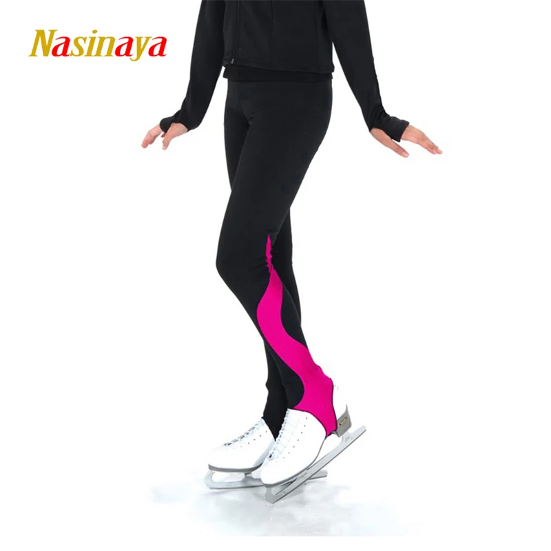 

customized clothes figure skating pants rhythmic gymnastics trousers fabric adult child girl show clothing performance blue