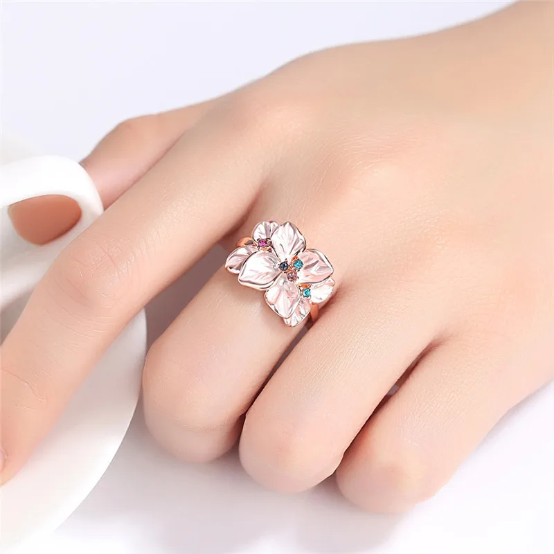 YWOSPX-Christmas-Gifts-Jewelry-Ring-Rose-Gold-Color-Austrian-Crystal-Zircon-Flower-Petal-Rings-for-Women