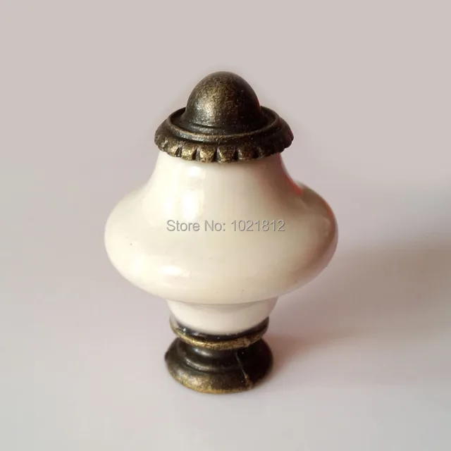 5pcs White Cabinet Cupboard Closet Dresser Drawer Handle 5pcs White Cabinet Cupboard Closet Dresser Drawer Handle Acrylic Pull Vase Style