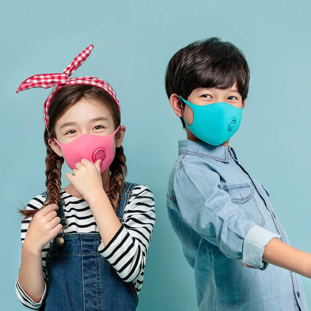 3 шт. Xiaomi Smartmi анти-загрязнения маска для лица для детей Воздушный спорт блок респираторы PM2.5 дымка анти-дымка регулируемый ухо висячие