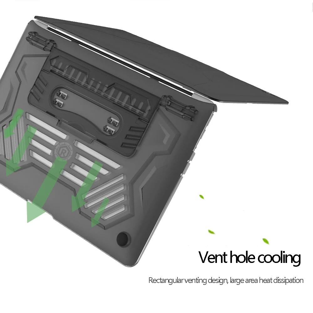 Жесткий Чехол-подставка для ноутбука Macbook 13 Чехол для Mac book Air 13,3 чехол портативный кронштейн