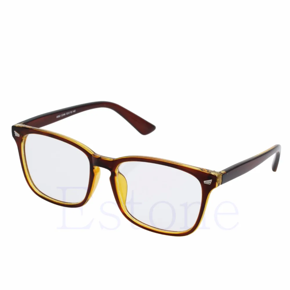 Мужские Женские солнцезащитные очки модные стеклянные очки унисекс ретро стекло для глаз полный обод компьютерное стекло es