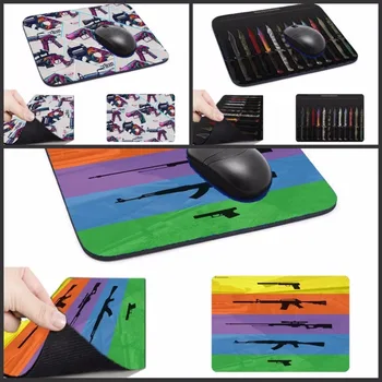 

Yuzuoan Rectangle Customized Vintage Cool CS GO GO Comfort Mouse Mat Gaming Mousepad Size for 290x250mm 20x25cm Rubber Mouse Pad