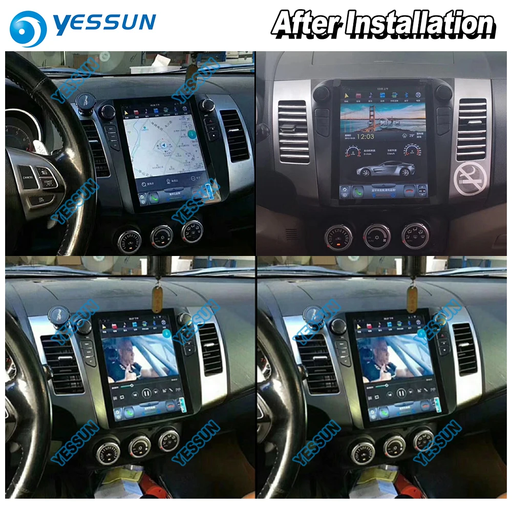 YESSUN 10,4 ''HD супер экран для Mitsubishi Outlander 2006~ 2012 автомобильный Радио Android Carplay gps Navi карты навигации без CD DVD