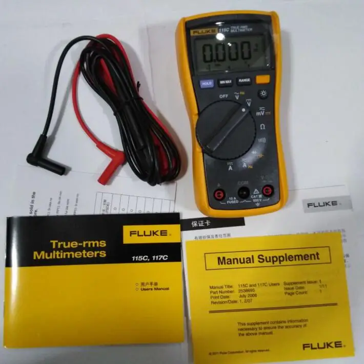 

Fluke 115C Field Multimeter Backlight F115C