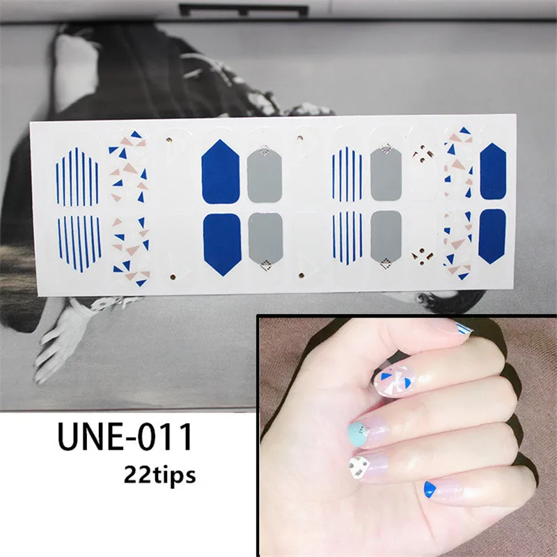 Etiqueta do Unha Fita de Tira de Metal Decoração do Unha Adesivos de Unhas Ouro Prata Listra Linhas 3d Multi-tamanho Adesivo Faça Você Mesmo 10 Pçs 8 High Quality Beleza e saúde