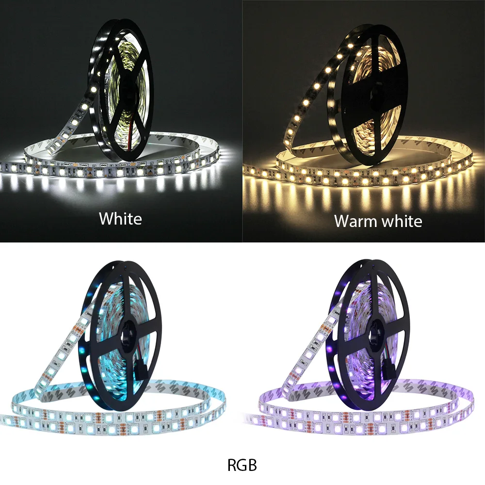 Светодиодная гибкая лента 5 м 5050 12 в пост. Тока RGB 60 светодиодов/м 120