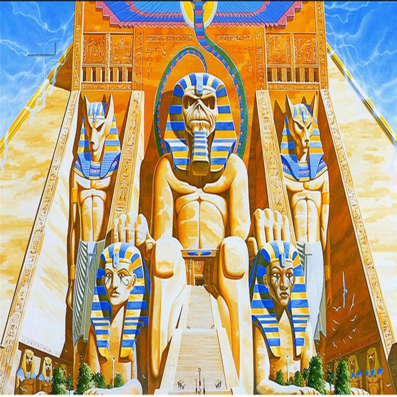 

beibehang Egyptian pyramids, Sphinx, television, sofa, backdrop, custom, large, fresco wallpaper papel de parede para quarto