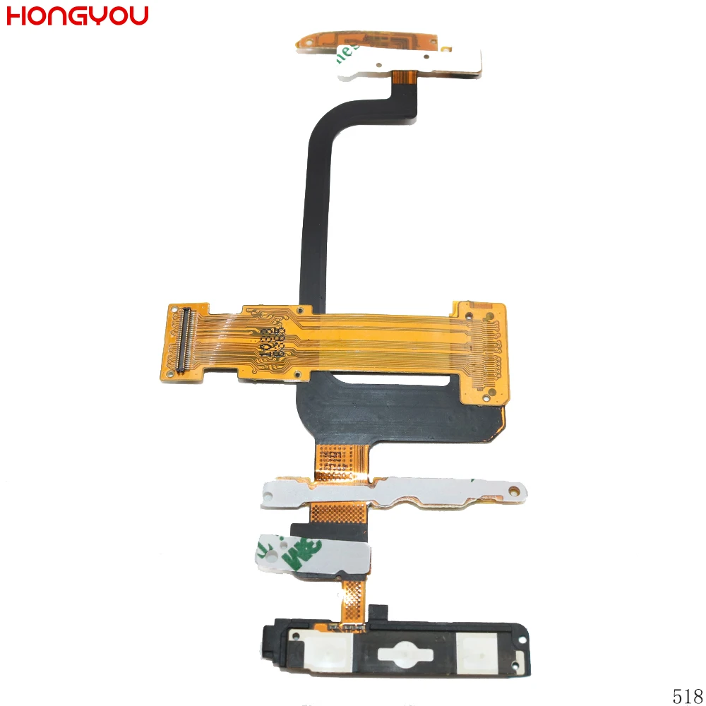 

For Nokia C6 C6-00 Volume Button Key With Camera Main Big Flex C6 Keypad For Nokia c6 Lcd Slider Slide Flex Cable