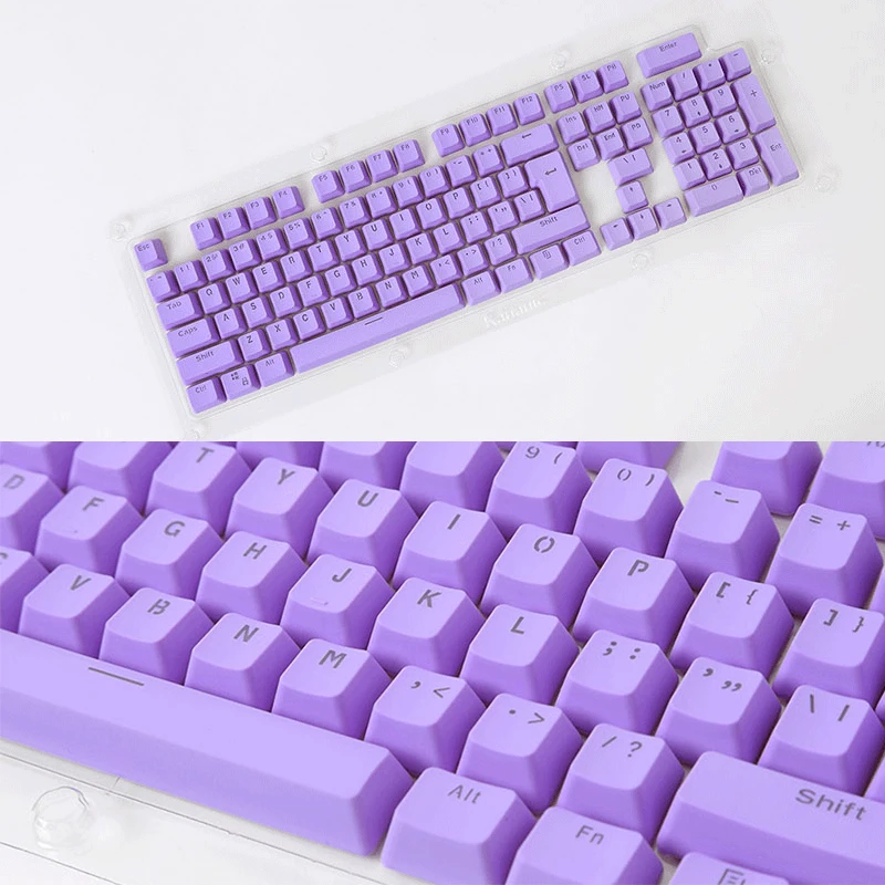 [Hfsecure] OEM 104 клавиши с подсветкой PBT колпачки для механической клавиатуры розовый