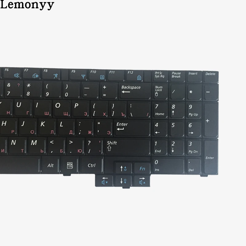  Russian Keyboard for Samsung R719 NP-R719 R618 R538 P580 P530 RU laptop keyboard Black