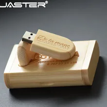 JASTER USB 2,0 заказной логотип карбонизированный бамбуковый USB флеш-накопитель 64 ГБ флеш-накопители 4 ГБ 8 ГБ 16 ГБ 32 ГБ карта памяти компании