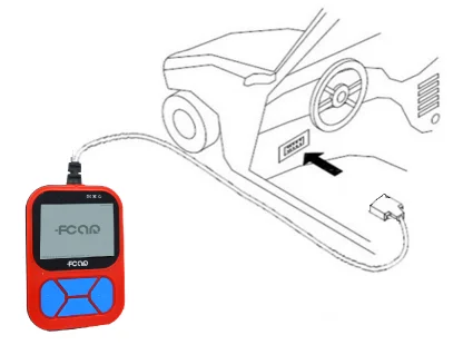 Fcar F502 сверхмощный ручной считыватель кода OBDII для J1939 и J1708 сканер для грузовиков