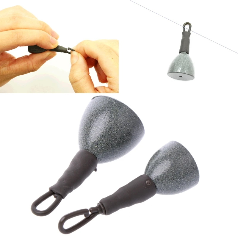 

15g 30g Carp Fishing Back Lead Clip Sinkers Weights Fishing Accessories Tools L15