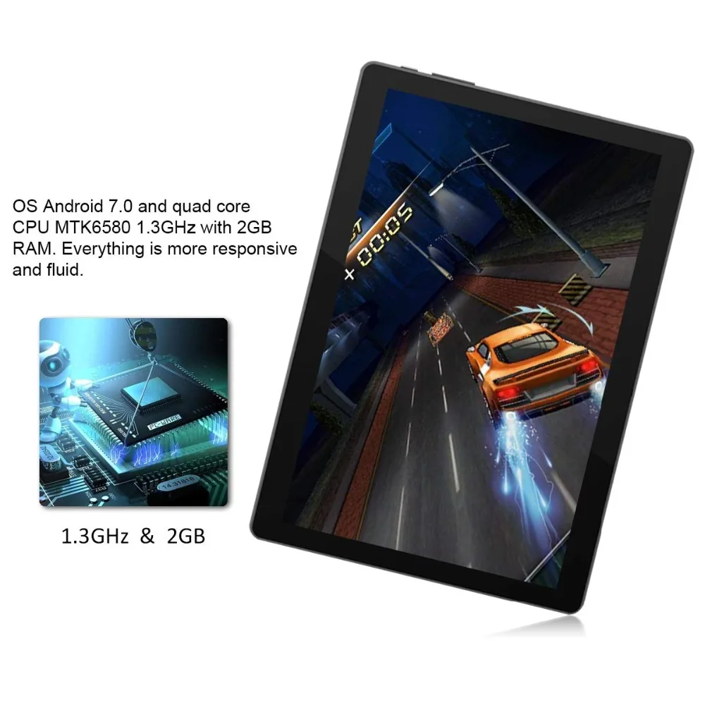  10.1 android tablet Octa Core Android 7.0 3G WCDMA smartphone google tablet 2GB ROM 1280*800 IPS WI