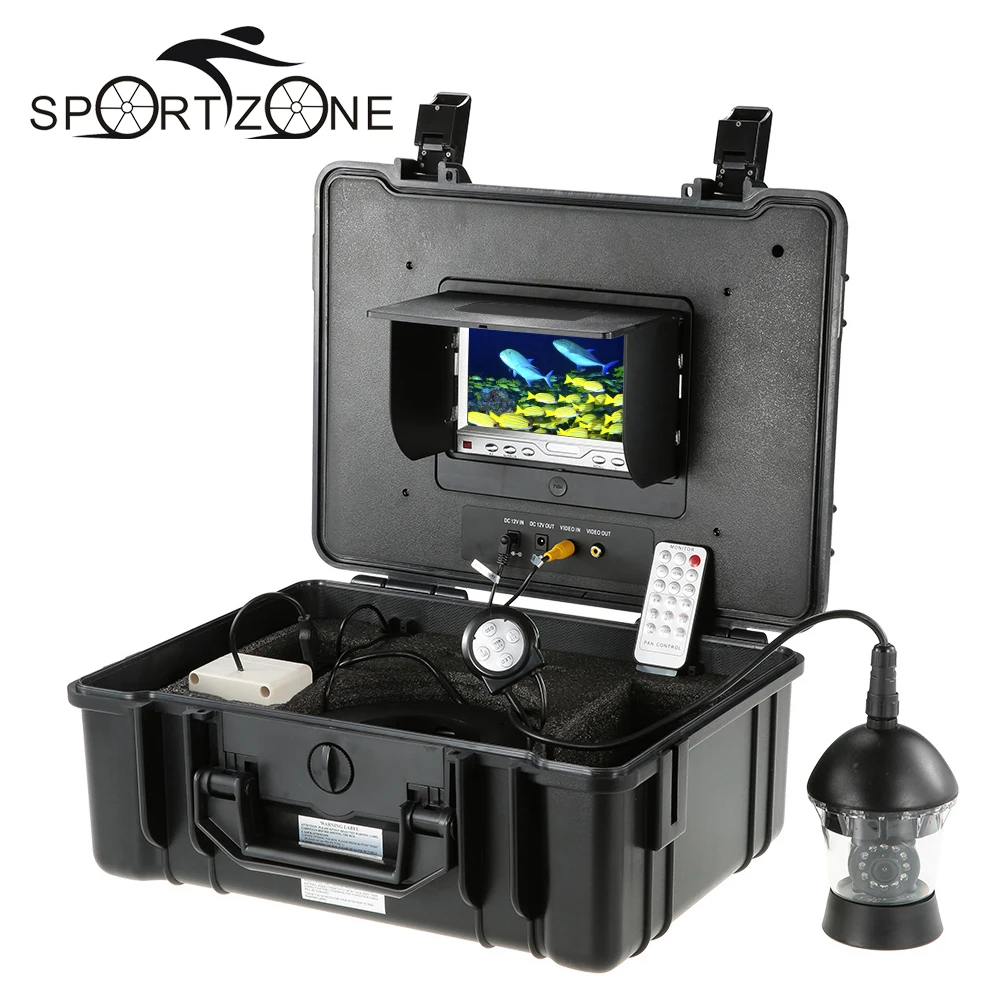 CCD 650TVL 7" LCD Underwater Fishfinder 360 Degree